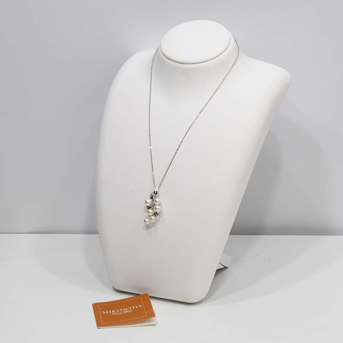 MIKIMOTO ミキモト パール ネックレス シルバー SV 約5.4g 
