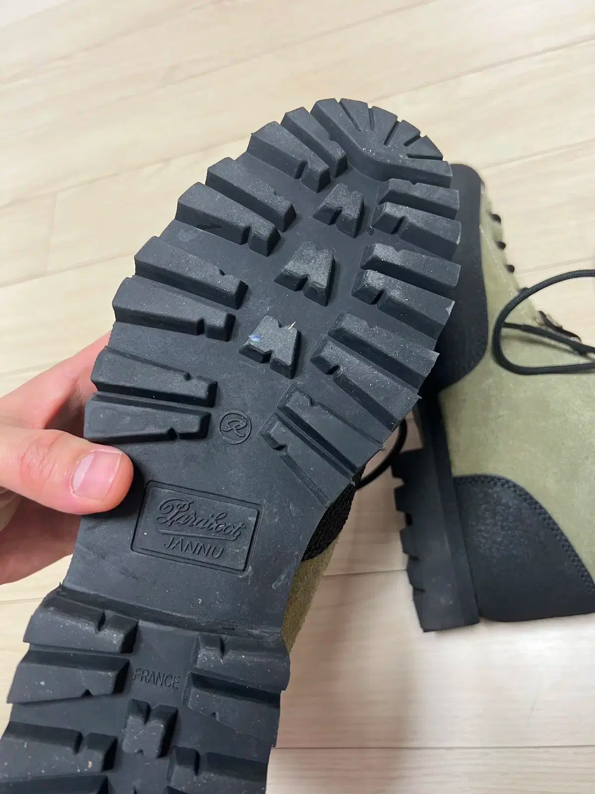 Paraboot パラブーツ ヨセミテ ブーツ カーキ色 uk 7 5 サイズ 265