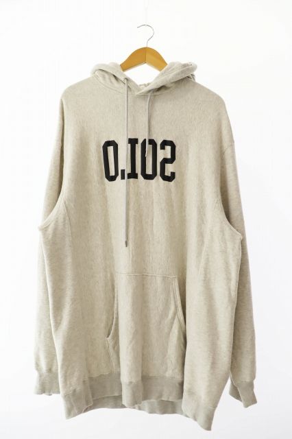 タカヒロミヤシタザソロイスト TAKAHIRO MIYASHITA The Soloist. SOLOIST. over sized hoodie ソロイスト オーバー サイズ フーディー パーカー 0039SS23 46 グレー 250514