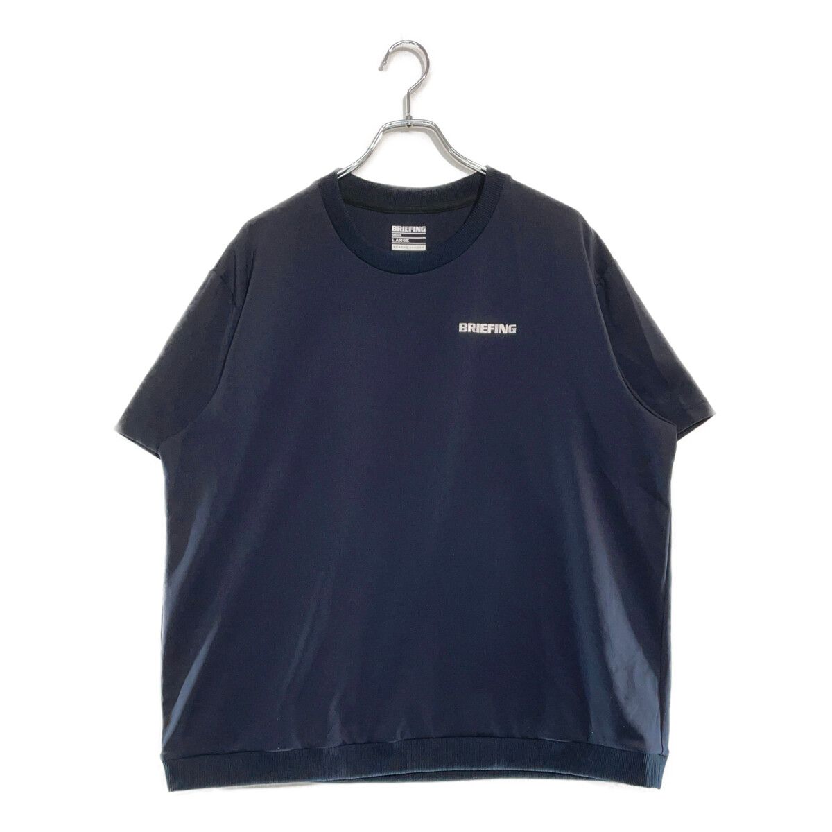中古 メンズ ブリーフィング BRIEFING カットソー L 紺 ネイビー 半袖 