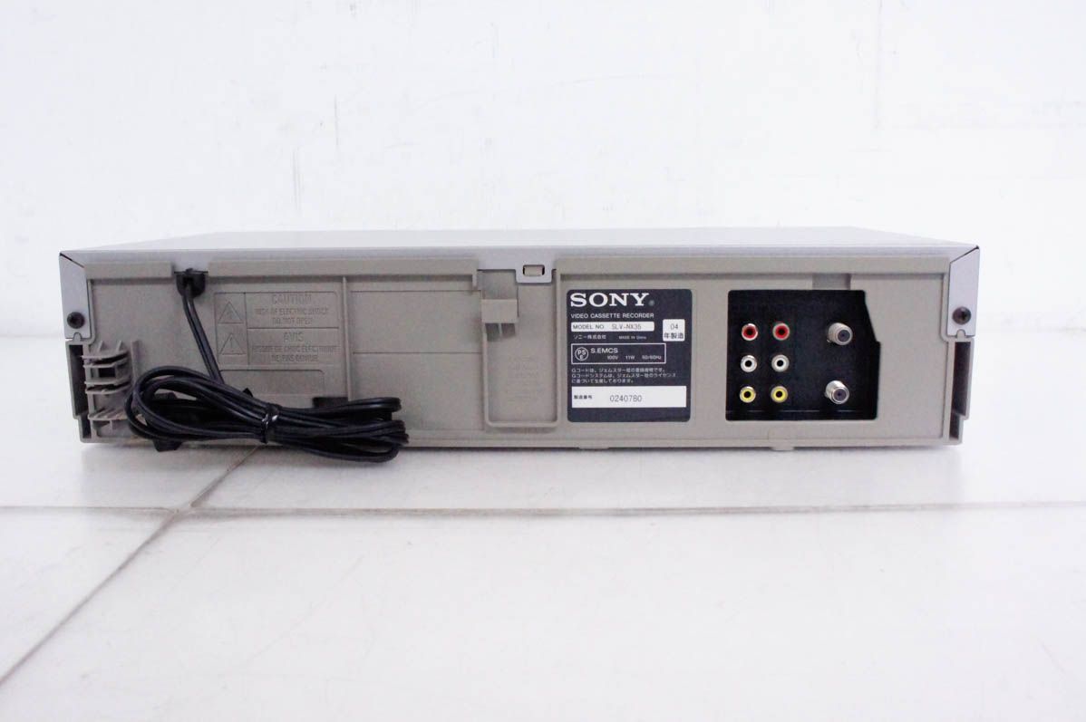 SONYソニー VHSビデオデッキ ビデオカセットレコーダー SLV-NX35