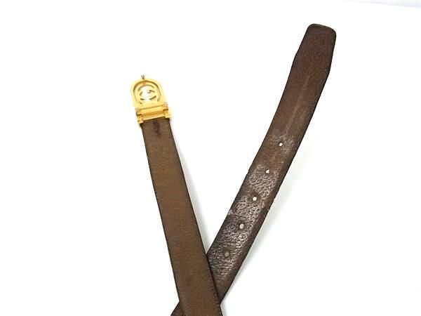 GUCCI オールドグッチ ヴィンテージ インターロッキングG レザー