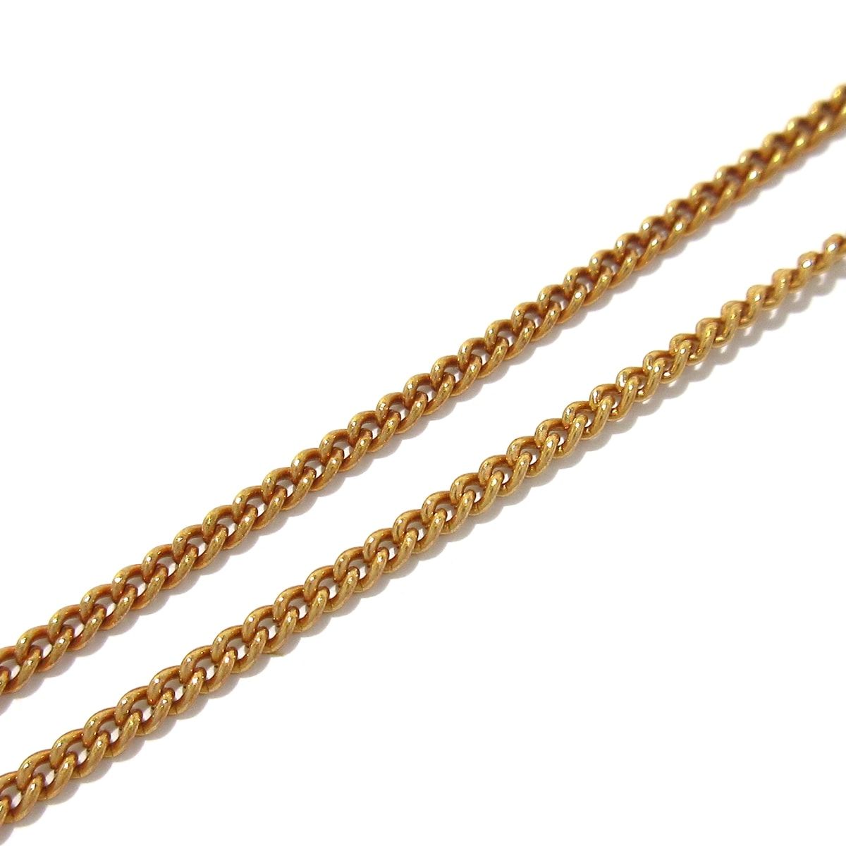  Unbranded ノーブランド ネックレス K 18 YG×ダークイエロー 総重量 7.0 g ネックレス アクセサリー