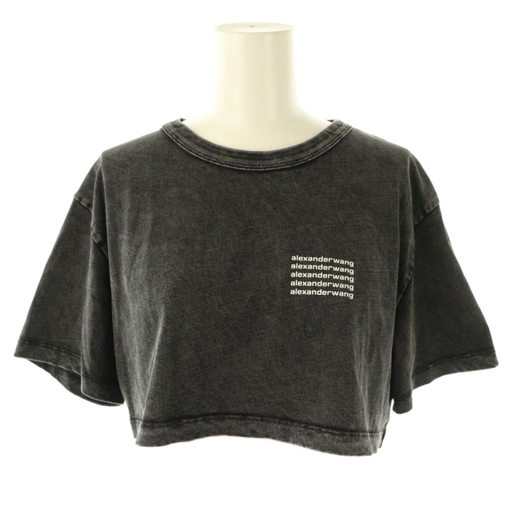 アレキサンダーワン ALEXANDER WANG クロップド Tシャツ 半袖 
