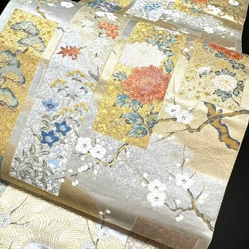 浅田真央プロデュースMaoMao 袋帯 リバーシブル（帯 (マルチカラー)の  