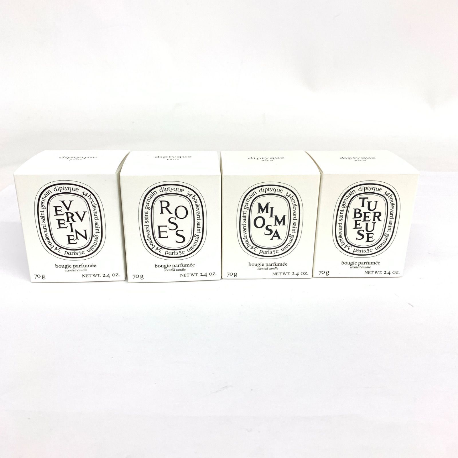 DIPTYQUE】 ディプティックフレグランスキャンドル4点セット