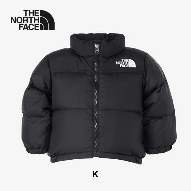 種類5 PF|80 ザ ノース フェイス ジャケット ベビー ヌプシジャケット THE NORTH FACE NDB92450 B NUPTSE JACKET 男の子 女の子 ユニセックス 男女兼用 子ども 秋冬 防寒 ダウン 上着 ナイロン ブラック パープ