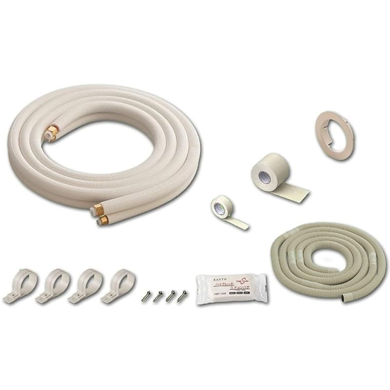 関東器材 配管セット 部品入り 2分3分 4m 4P-FSP 1
