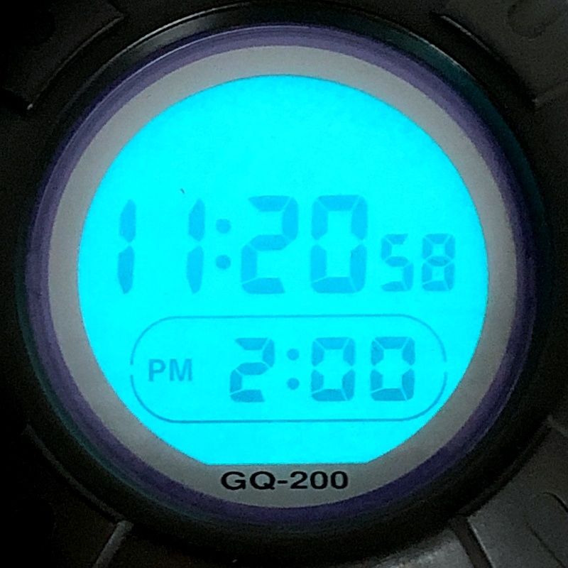 CASIO カシオ GQ-200J-8 MUSCLE TIME マッスルタイム 目覚まし時計
