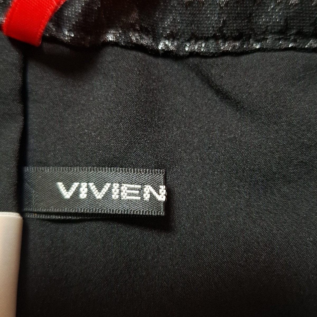 VIVIENNE TAM ヴィヴィアンタム パンツ サイズ38 M レディース - 黒 フルレングス ラメ DECORATOM_COM_BR