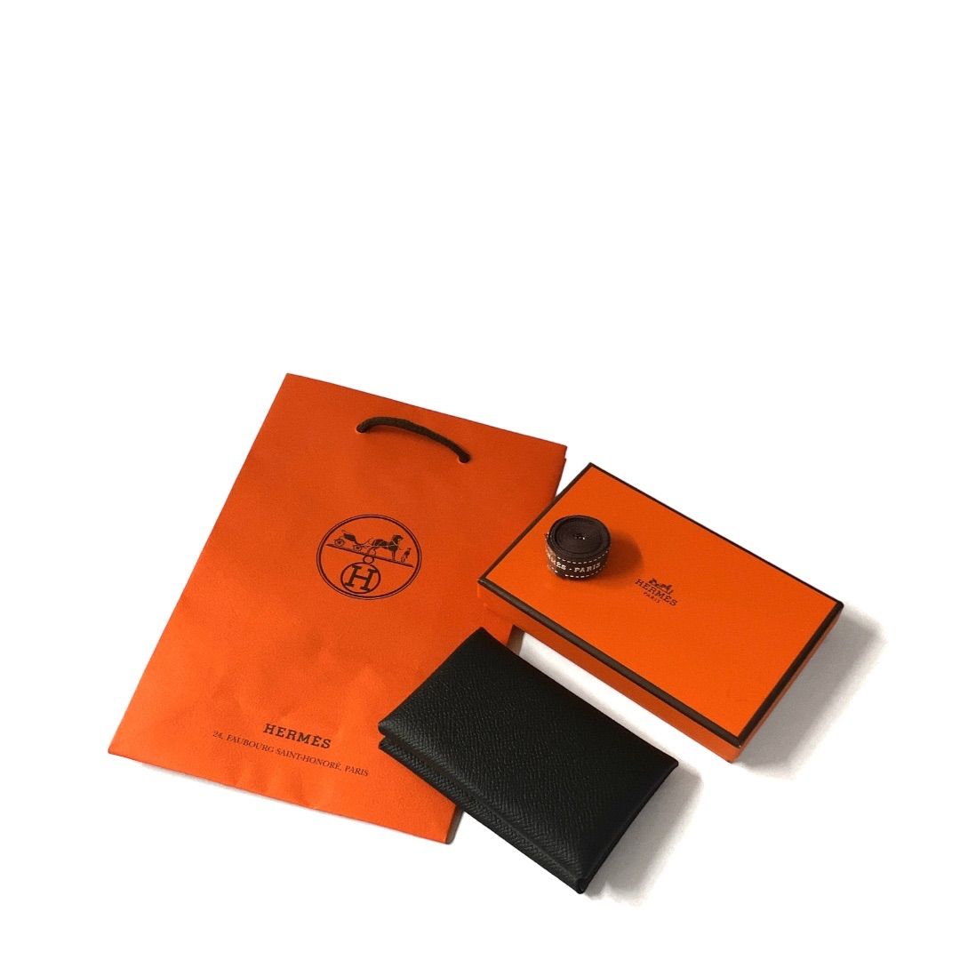 未使用品】23年製 B刻印 HERMES エルメス カルヴィ カードケース ...