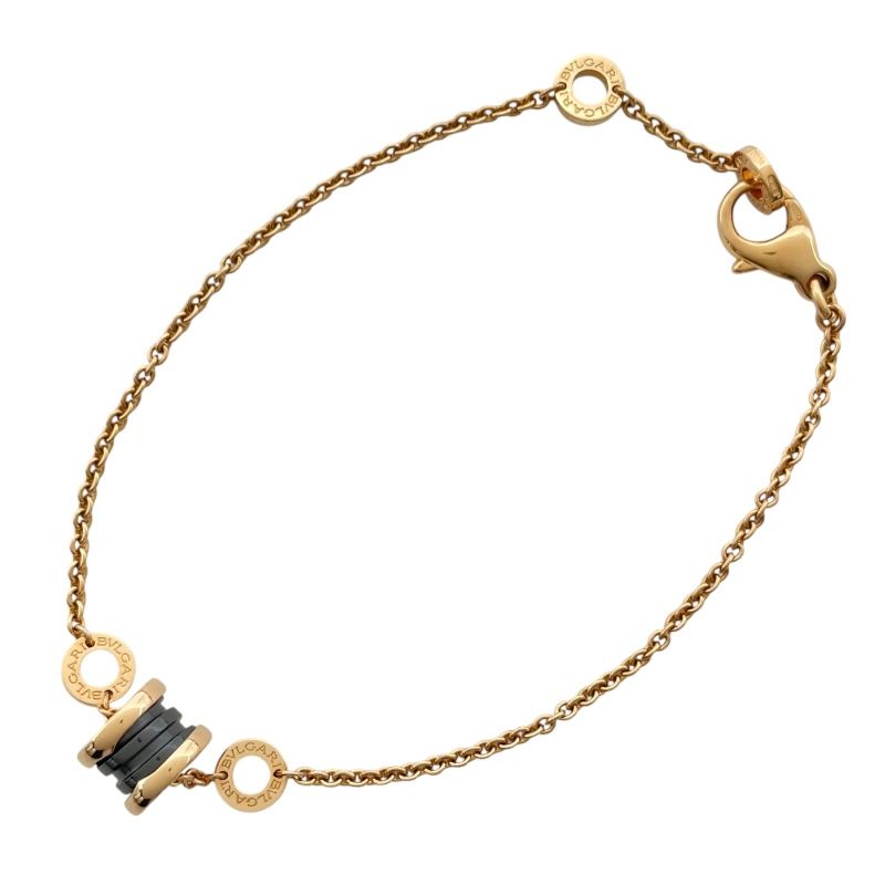 ブルガリ BVLGARI ビーゼロワンエレメントブレス ピンクゴールド 750 ジュエリー
