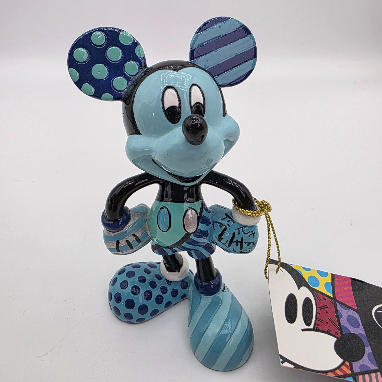BRITTO Disny ミッキーマウス　フィギュア　ブルー BRITTO 小売 Disny ミッキーマウス フィギュア ブルー DISNEY×BRITTO