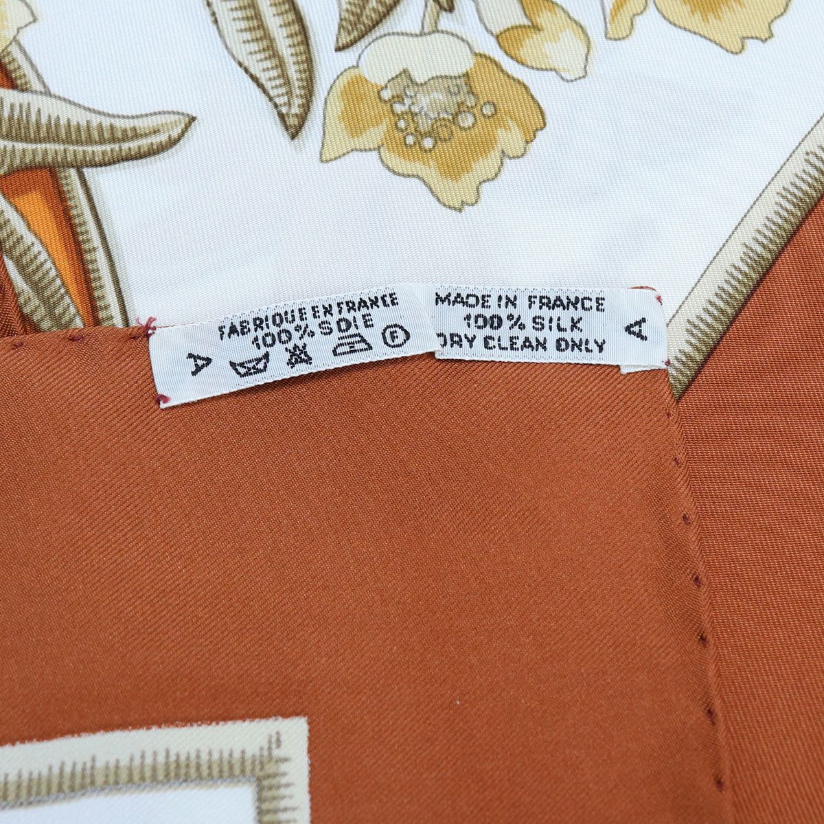 HERMES エルメス カレ90 カリブ鳥 スカーフ シルク/シルク100 HERMES エルメス カレ90 カリブ鳥 スカーフ シルク/シルク100