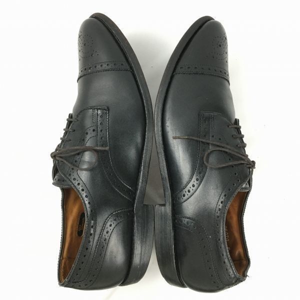 試着交換OK！Vintage 　アレンエドモンズ　Allen Edomonds　Sanford　キャップトゥ　ビジネスシューズ〈黒/BLACK/ブラック〉size10B/メンズ//men's 菅NO.WZG-82 試着交換OK！Vintage アレンエドモンズ Allen Edomonds Sanford