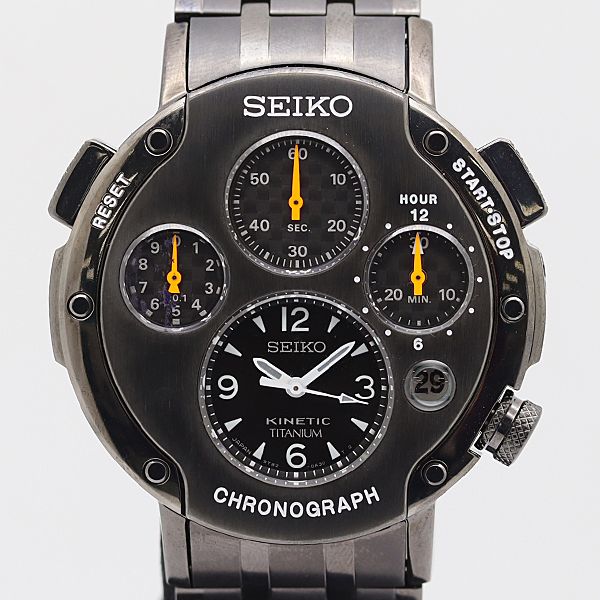 SEIKO　セイコー スポーチュラ キネティック クロノグラフ 9T82 SEIKO セイコー スポーチュラ キネティック クロノグラフ 9T82