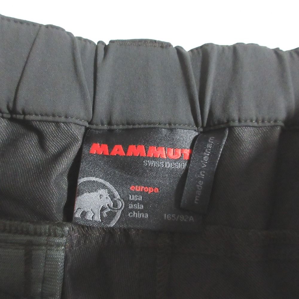 美品 MAMMUT マムート SOFtech TREKKERS Pants ソフトシェル トレッカーズパンツ 1020-09770 M ダーク ...