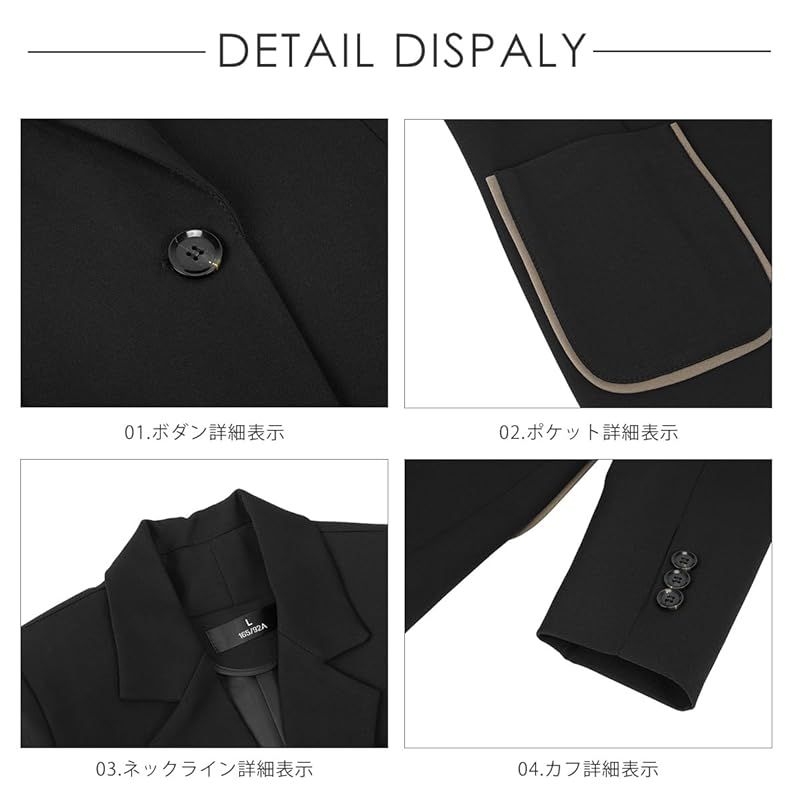 ByFshow スーツ レディース パンツスーツ シングルボダン テーパードパンツ フォーマル 着痩せ おしゃれ ファッション お出掛け 通勤 入学式 卒業式 面接 1 花柄 3点(以上)セット 