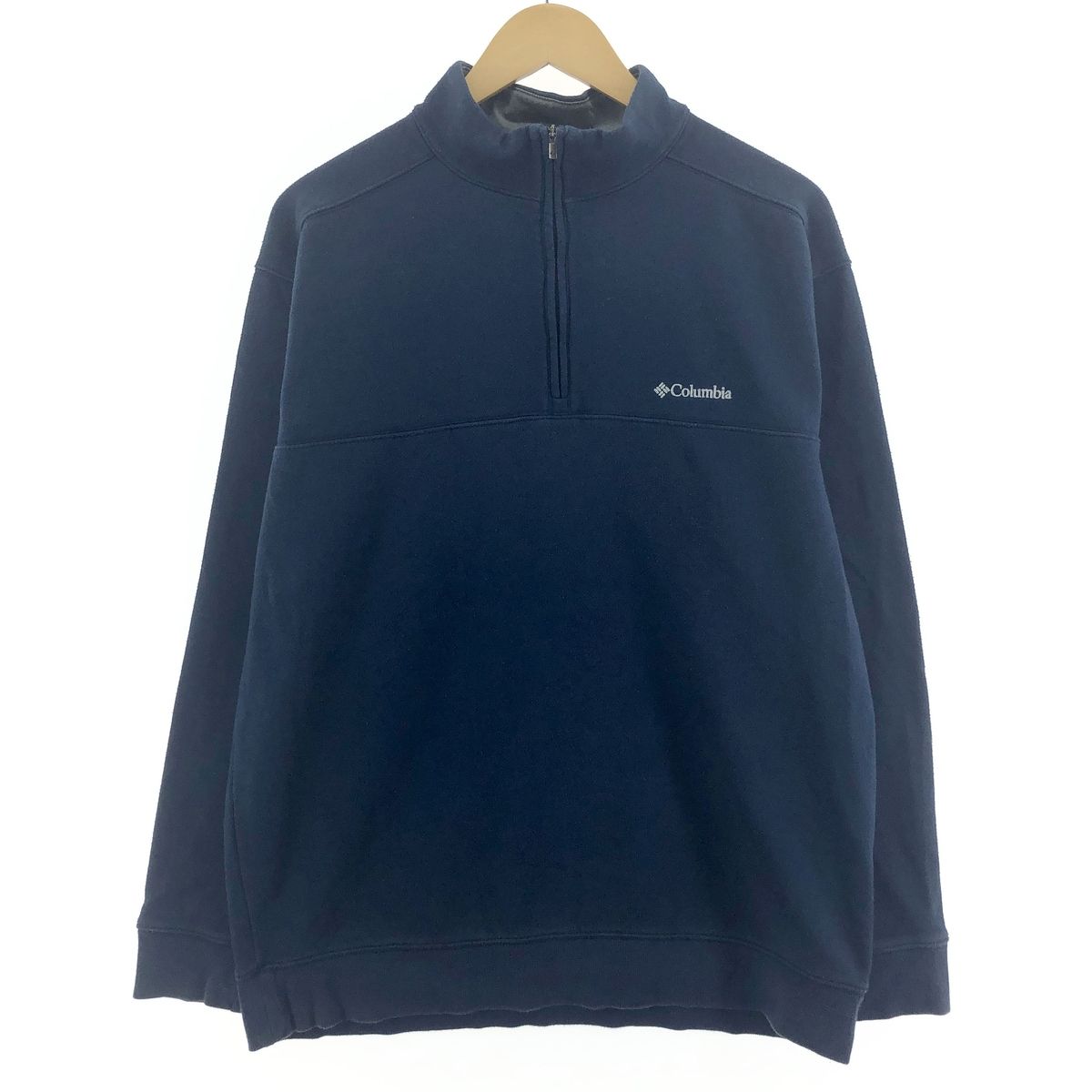 古着 コロンビア Columbia ハーフジップスウェットシャツ トレーナー メンズL/eaa377959