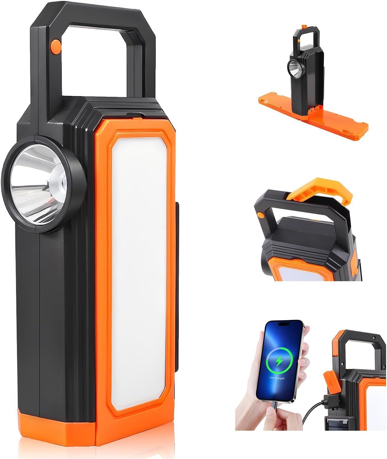 Lepwings ソーラーランタン, ランタン 2個セット LED USB充電式