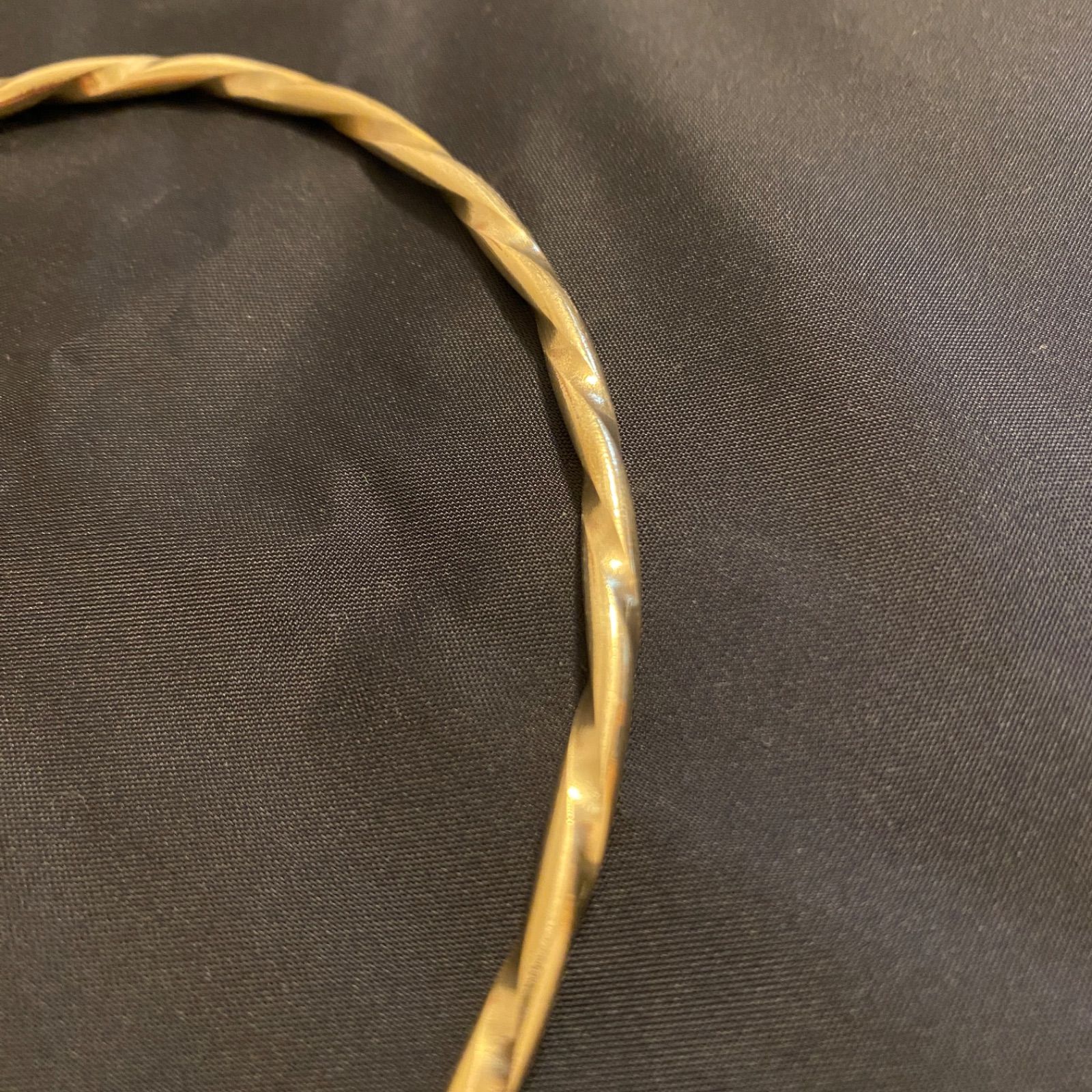 デイツ78用真鍮ベイルハンドルのみ ネジリ（厚み3.5mm ）【 ランタン 