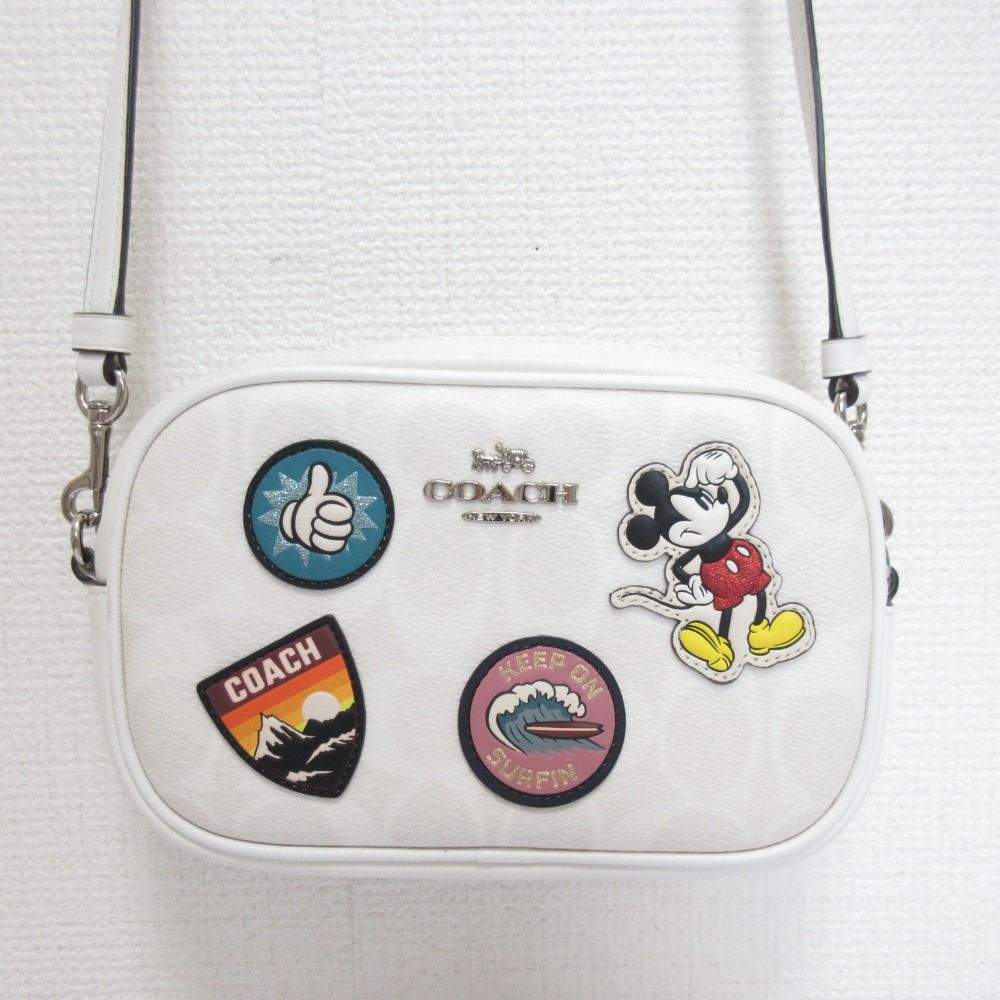 【COACH】コーチ ディズニーコラボ ミッキー 帽子 ニット帽 シグネチャー COACH × DESNEY × KEITH HARING ミッキーマウス ニット帽子