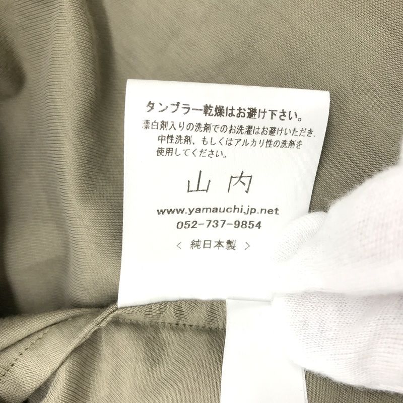 塩縮加工コットンリネンシャツ yc41