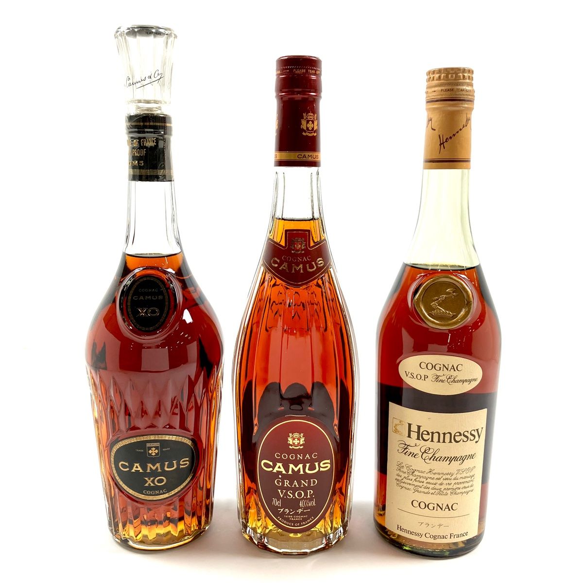 3本 CAMUS Hennessy コニャック 700ml ブランデー セット 【古酒】 - メルカリ