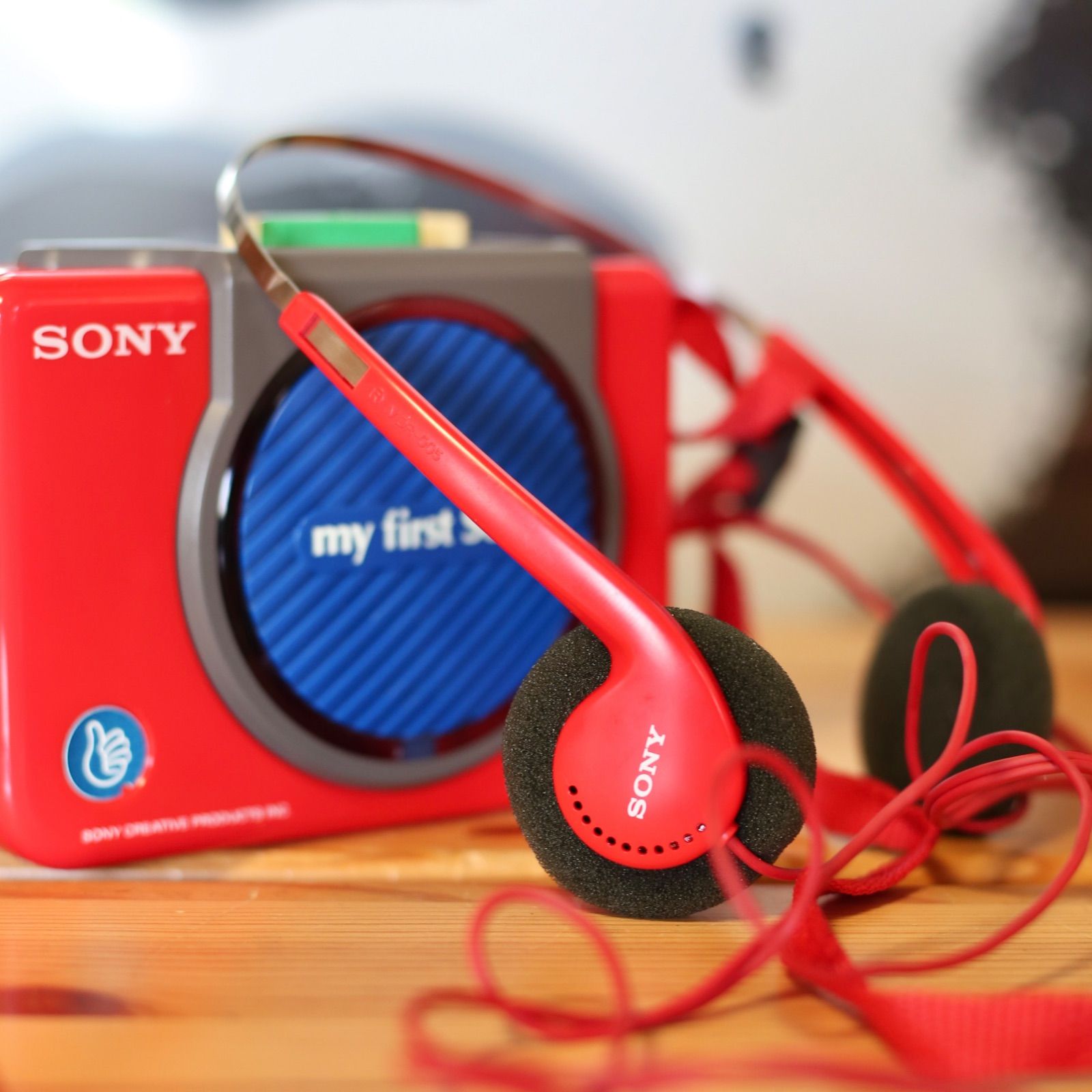 SONY my first Sony ウォークマン レッド RARE VINTAGE - MY FIRST SONY KIDS WALKMAN KIDS CASSTTE PLAYER +