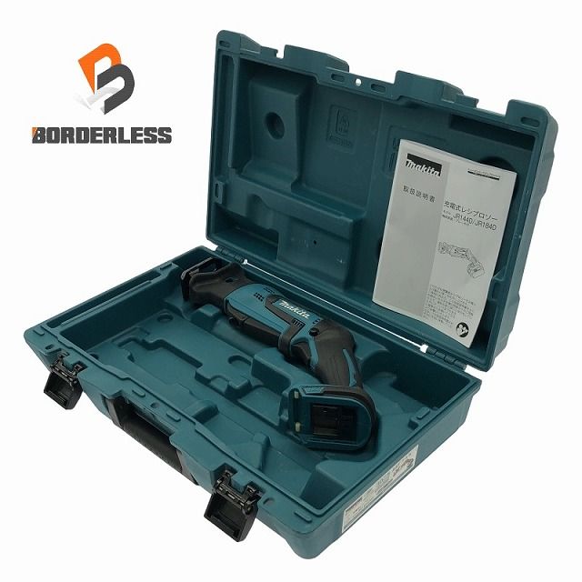 makita マキタ 18V 充電式レシプロソー JR184DZK 青|ブルー 本体 ケース セーバーソー|セーバソー 電気のこぎり 106855