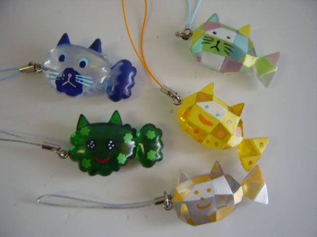 ♯Iti27DZネコ金魚ストラップ3シークレット入全10種