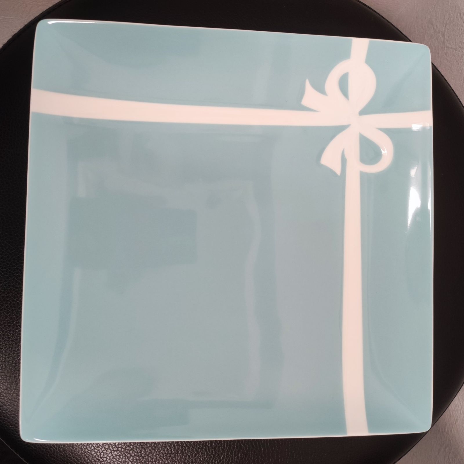 A3010 ティファニーグリーン　ぷくぷく様小皿3枚　角皿2枚おまとめ❣️ A3010 ティファニーグリーン ぷくぷく様小皿3枚 角皿2枚おまとめ