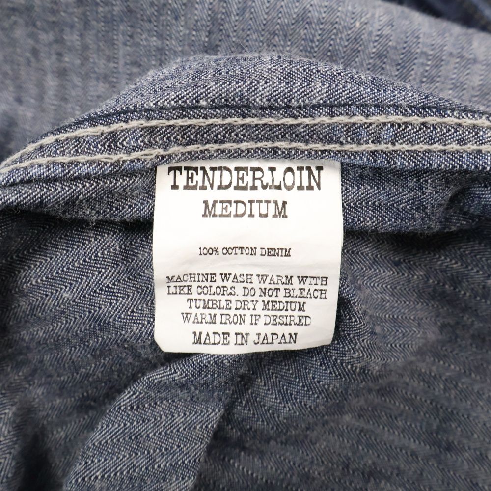 TENDERLOIN (テンダーロイン) 22SS DENIM HB SHT SNAP BUTTON ロゴエン