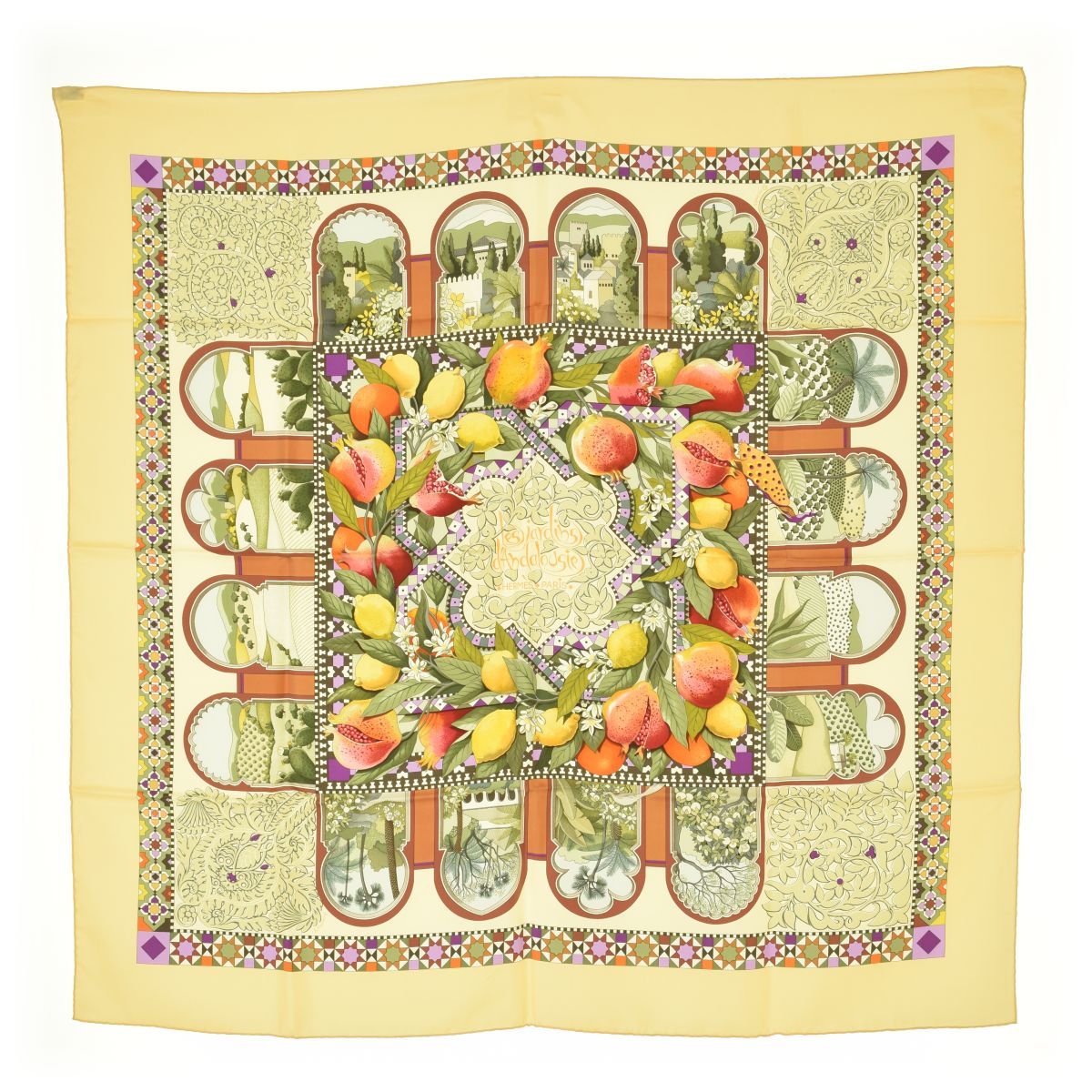 HERMES】カレ90 Les Jardins d' Andalousie アンダルシアの庭園