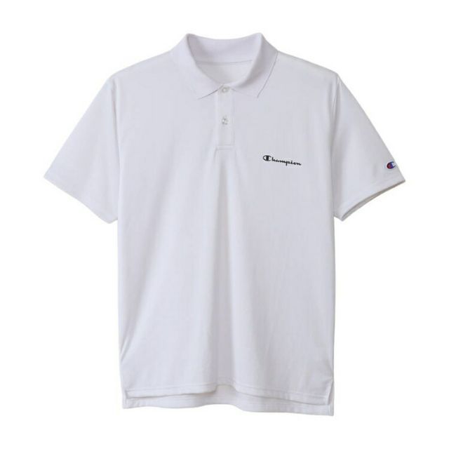 HANES ヘインズ POLO SHIRT ホワイト Lサイズ C3-XS305 10 | スポーツ スポーツウエア ウエア 服 衣類 トップス 半袖 ショートスリーブ シャツ ポロシャツ 素材 ポリエステル リサイクル 紫外線対策 UV