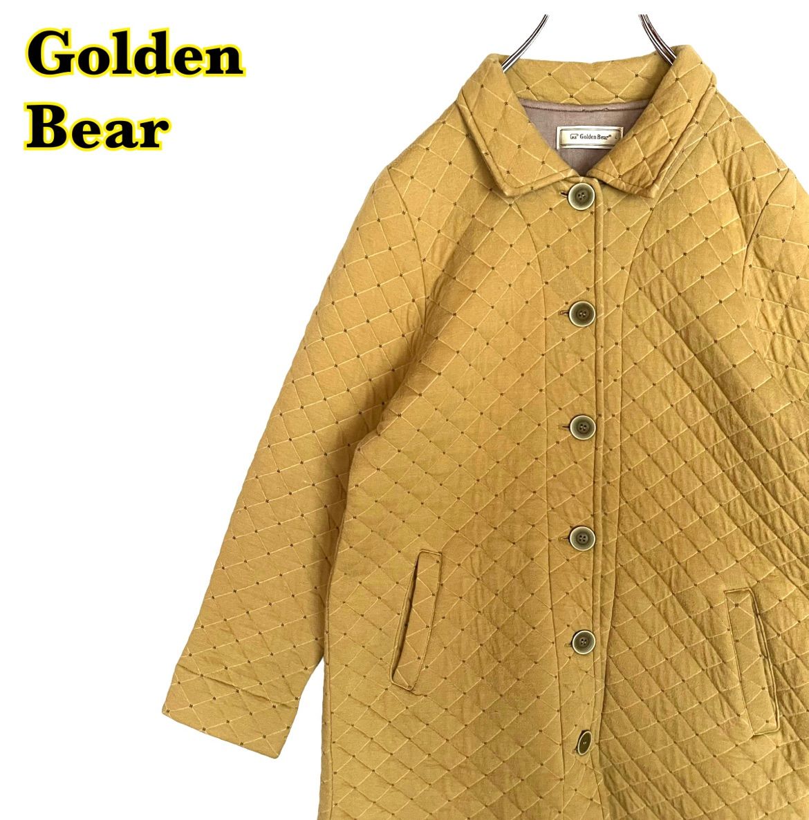 ゴールデンベア golden bear レディースキルティングジャケット 黒 M