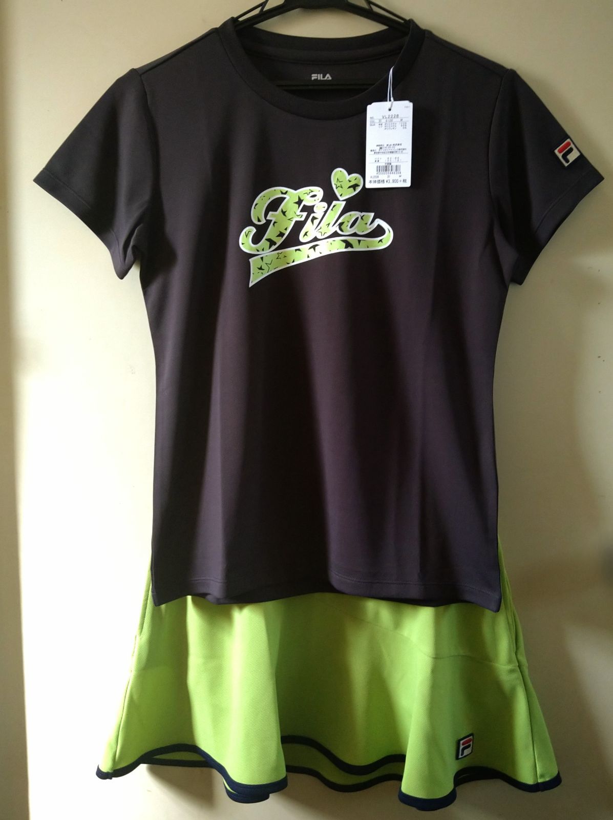 フィラ シャツスコートセット M FILA フィラ テニス ウェア シャツ スコート 上下セット MS