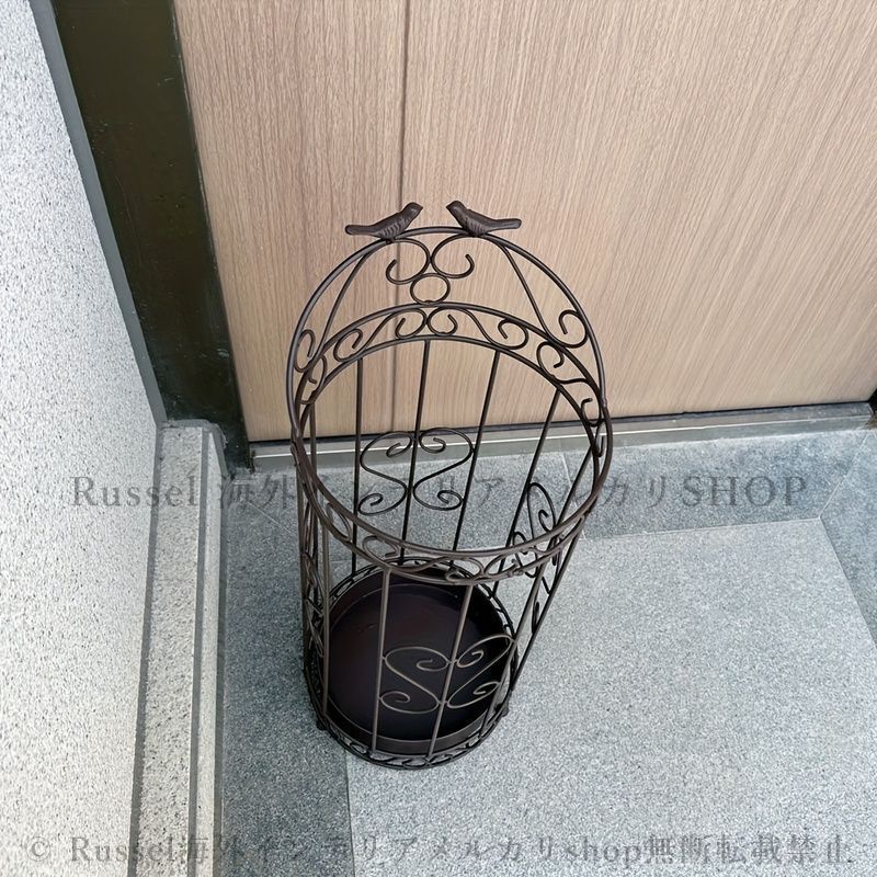 アンブレラスタンド ホテルライク エレガント コンパクト おしゃれ かわいい インテリア 北欧 傘立て かさたて 長傘 白 ホワイト 4-7 MARWIL-DEMENAGEMENTS_CH