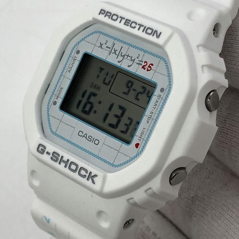 白角　陸 旧ラベル　セット 中古G-SHOCK DW-5600LJ-7W ラバーズコレクション 2021 CASIO G