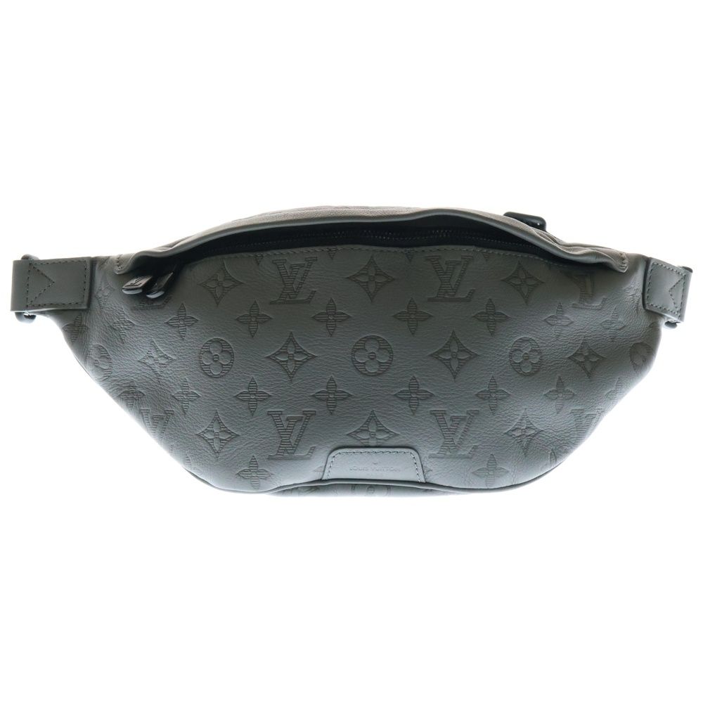 LOUIS VUITTON ルイヴィトン モノグラムシャドウ ディスカバリーバムバッグPM レザーボディバッグ ウエストバッグ ブラック|グレー M46108