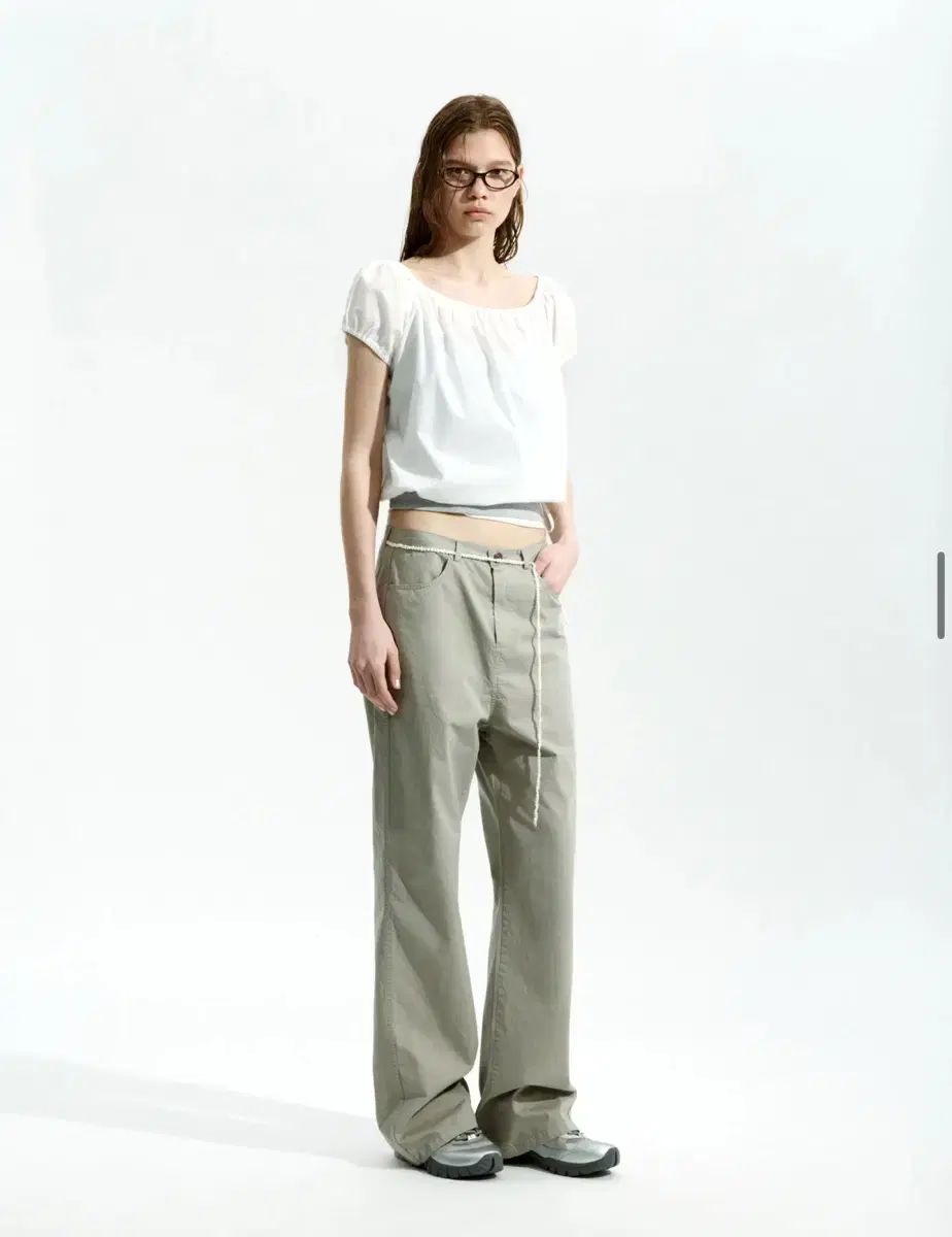 LOEFFロエフ/TC シャンブレー/テーパードパンツ/レディース/1 LOEFF（ロエフ）の「＜LOEFF（ロエフ）＞ TC シャンブレー