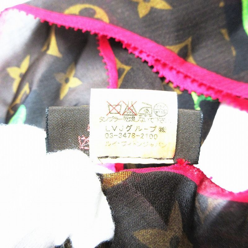 ルイヴィトン Louis Vuitton エシャルプ モノグラム ローズ