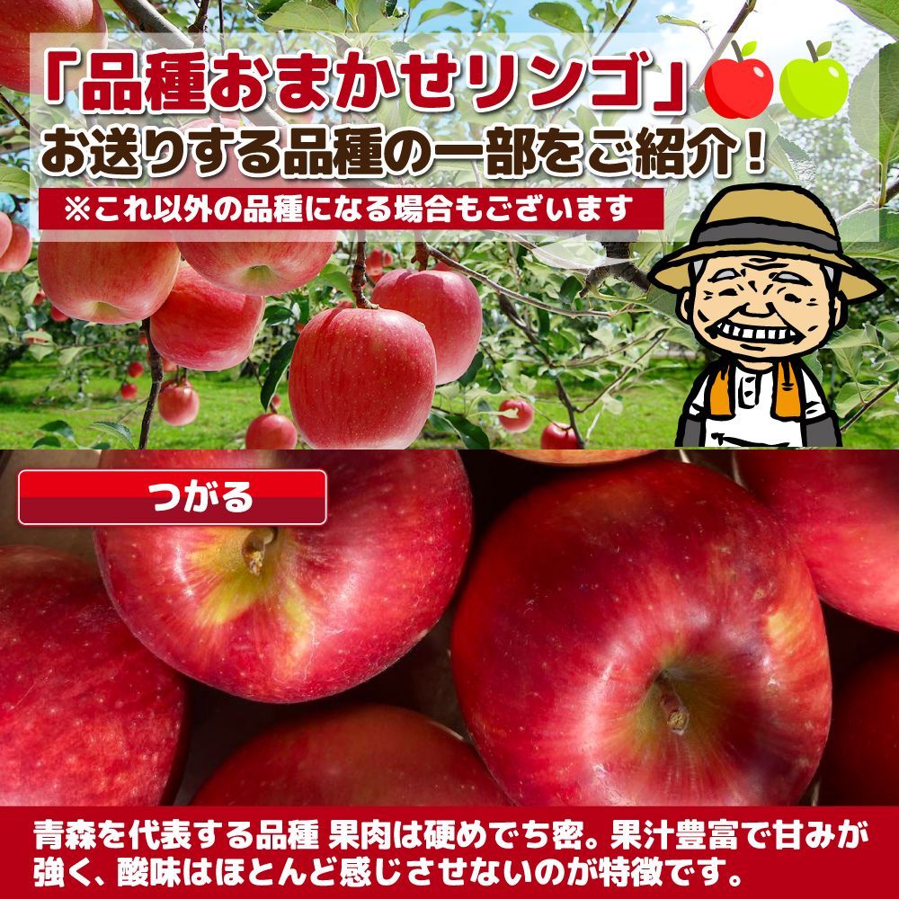 訳あり りんご 2kg 青果市場直送 品種お任せ - メルカリ