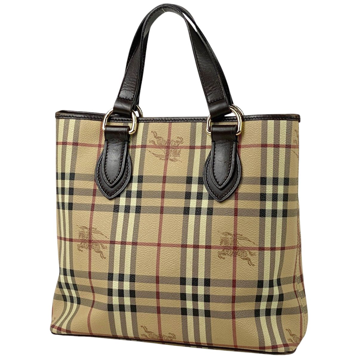 BURBERRY チェック柄 トートバッグ、ハンドバッグ 【公式通販】