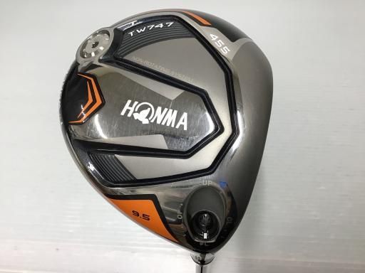 本間ゴルフ TOUR WORLD TW747 455 9.5° ドライバー DR Diamana DF60 フレックスS メンズ 男性用 右利き 右用 Cランク ゴルフクラブ