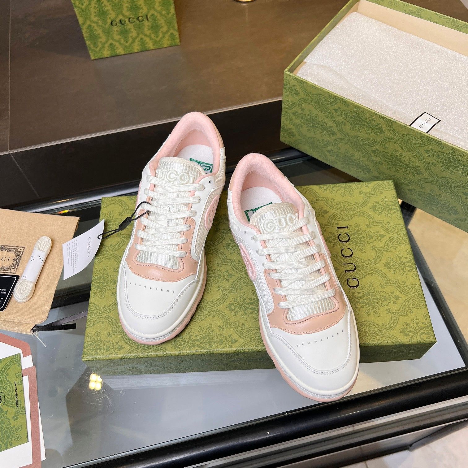 【国内発送★GUCCI】MAC80 ウィメンズ スニーカー Gucci MAC80 スニーカー | ホワイト | FARFETCH JP