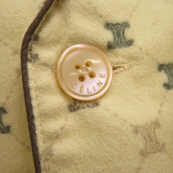 ベージュ マカダム柄