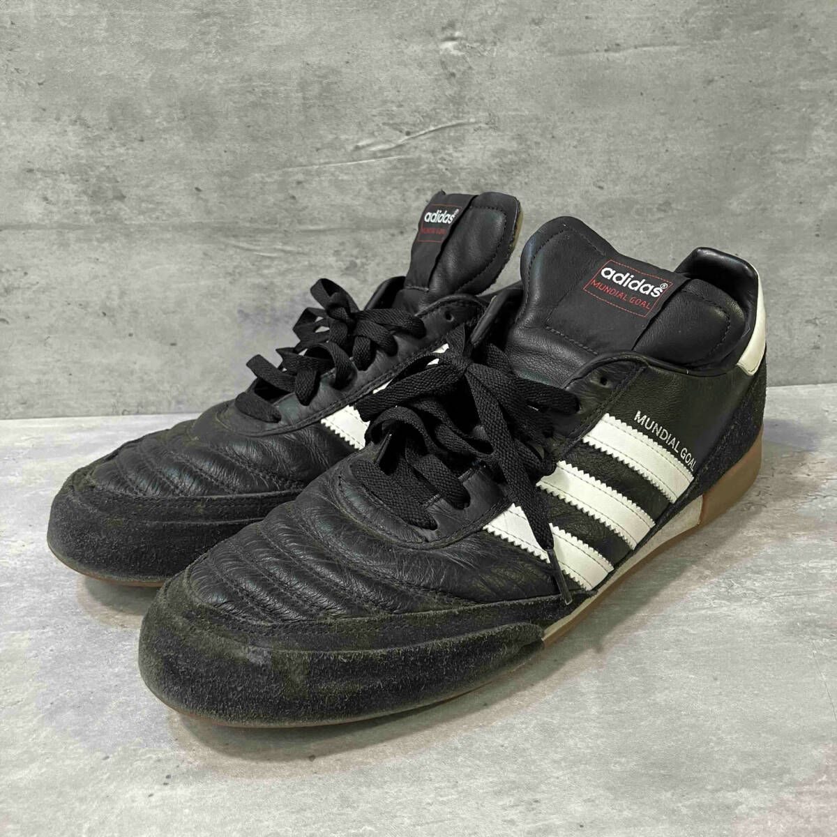 adidas MUNDIAL GOAL/019310 BLACK SNAKER size 29.5 ブラック　スニーカー　アディダス adidas MUNDIAL GOAL/019310 BLACK SNAKER size 29.5 ブラック
