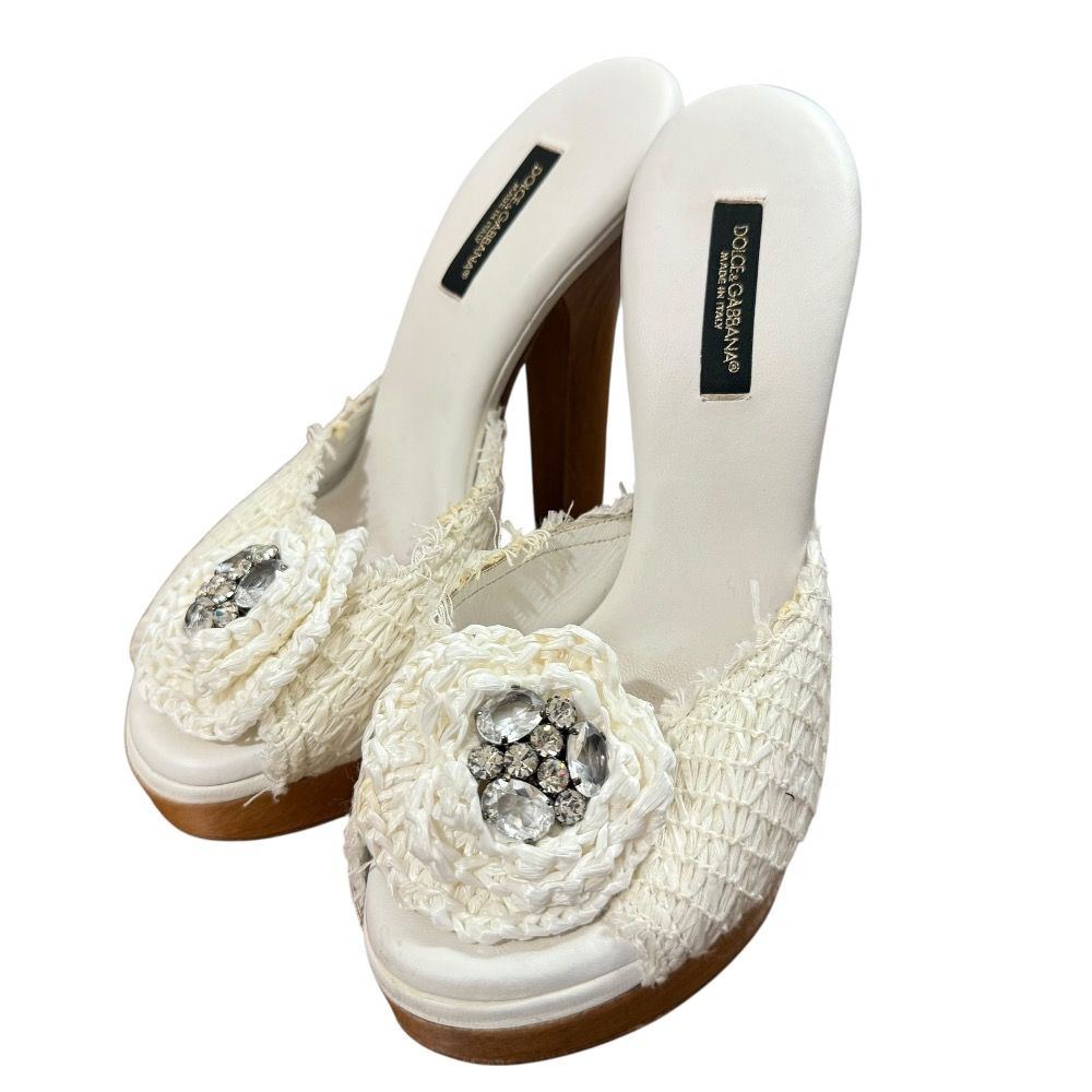 美品 DOLCE&GABBANA ドルチェ&ガッバーナ ビジュー コサージュ