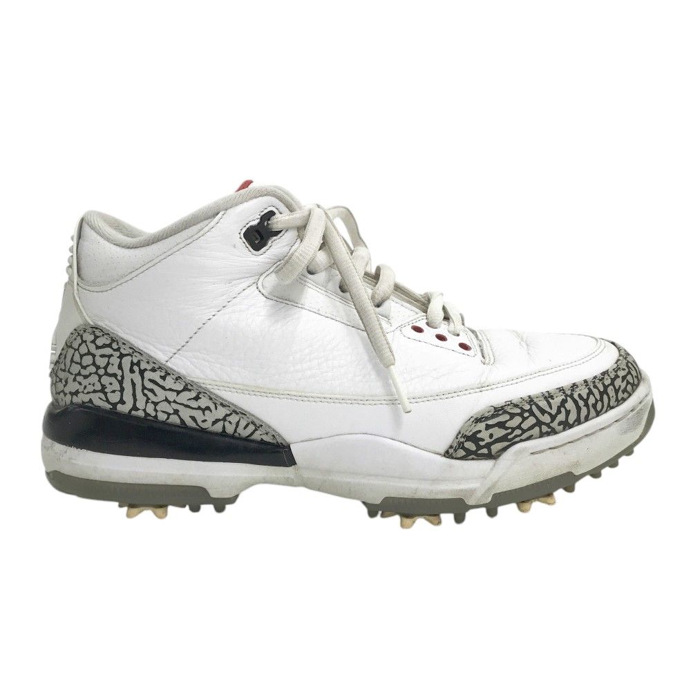 NIKE GOLF ナイキゴルフ AJ3783-100 Air Jordan 3 Retro ゴルフシューズ  ホワイト系 26 [240101482483] ゴルフウェア メンズ ストスト NIKE GOLF ナイキゴルフ AJ3783-100 Air Jordan 3 Retro ゴルフ